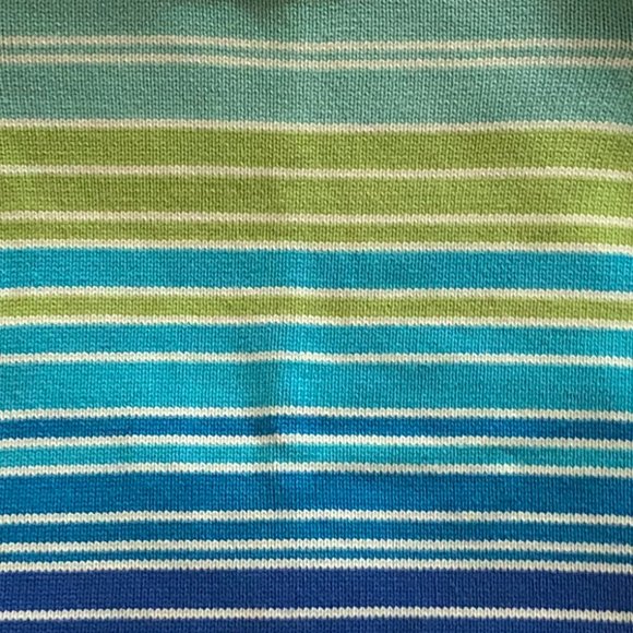 Long Sleeve Crew Neck Striped Sweater, Size Large - Picture 4 of 4